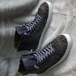 Donald J Pliner Lajos High Top Sneakers Mens Size 12.5